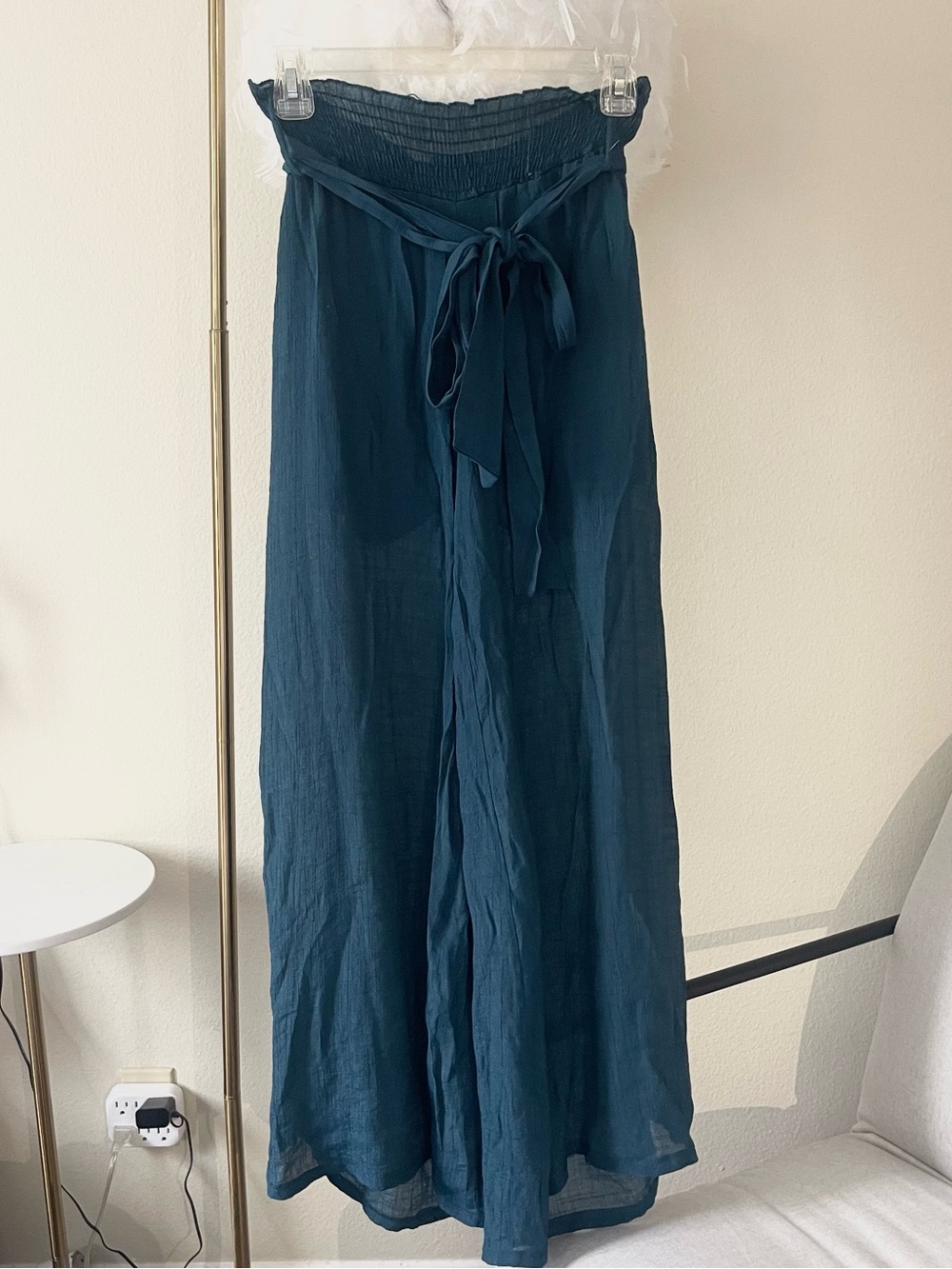 High waist flowy flowing wide leg boho pants